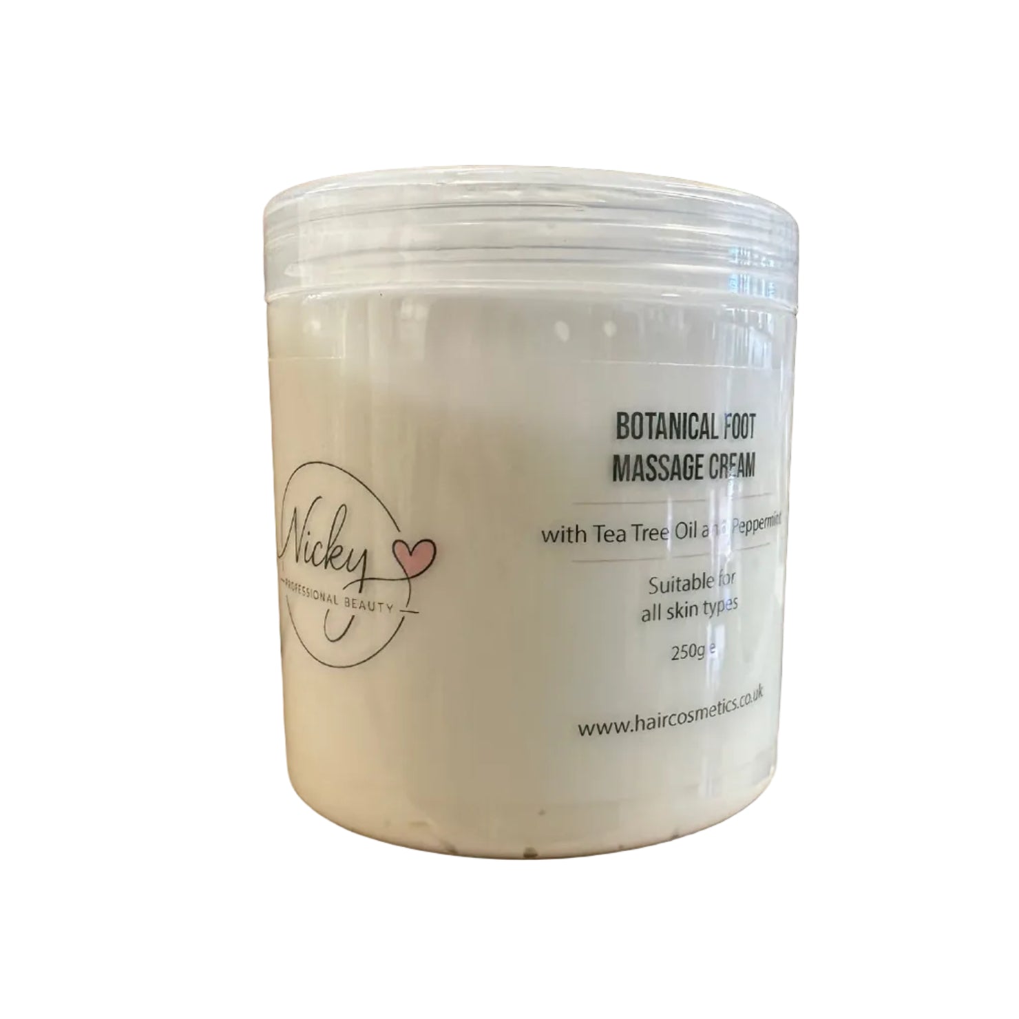 Botanical Foot Massage Cream by Nicky Professional Beauty
