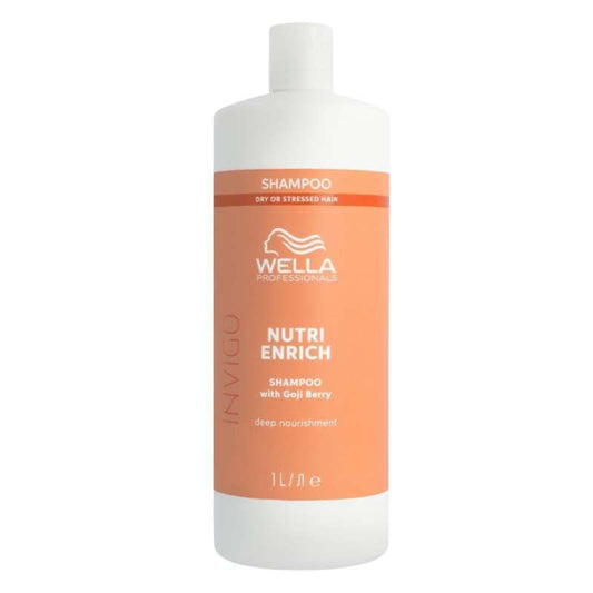 Wella New Invigo Nutri-Enrich Deep Nourishing Shampoo for Dry-Stressed Hair