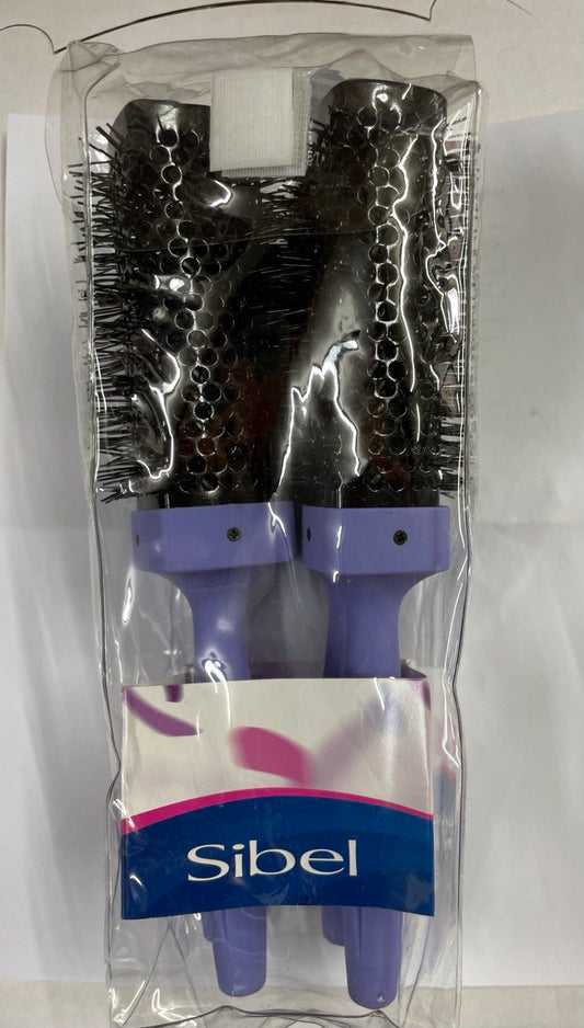 Sibel Lilac Heat Retaining Brush Set