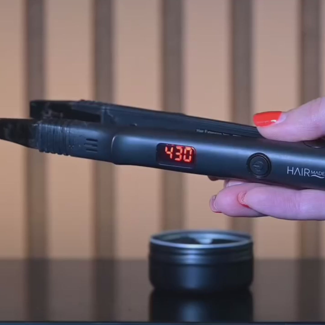 Load video: Fusion Bond Heat Applicator for Hair Extensions