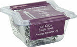 LJ Curl Clips Double Prong