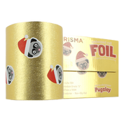 Prisma Embossed Foil - Pugsley Christmas Foil Gold 100M