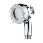 Salon Shower Head High Pressure Handheld Water Saving Massage Comb Spray Silver