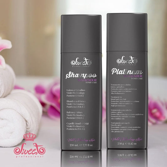 Sweet Professional Platinum Silver Toning Shampoo and Conditioner 230ml