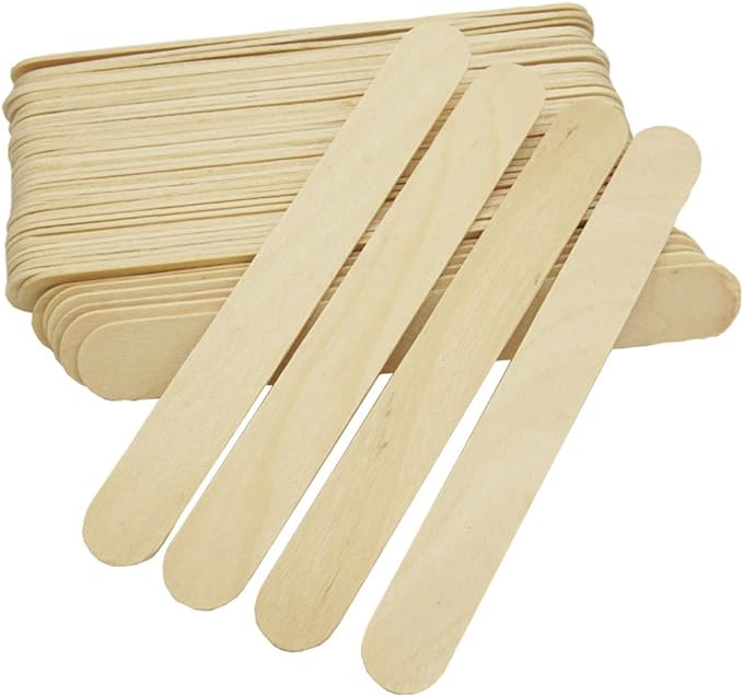 Large Wooden Waxing Spatulas