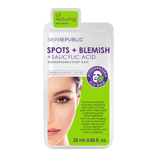 Spots & Blemish Face Mask Sheet 25ml