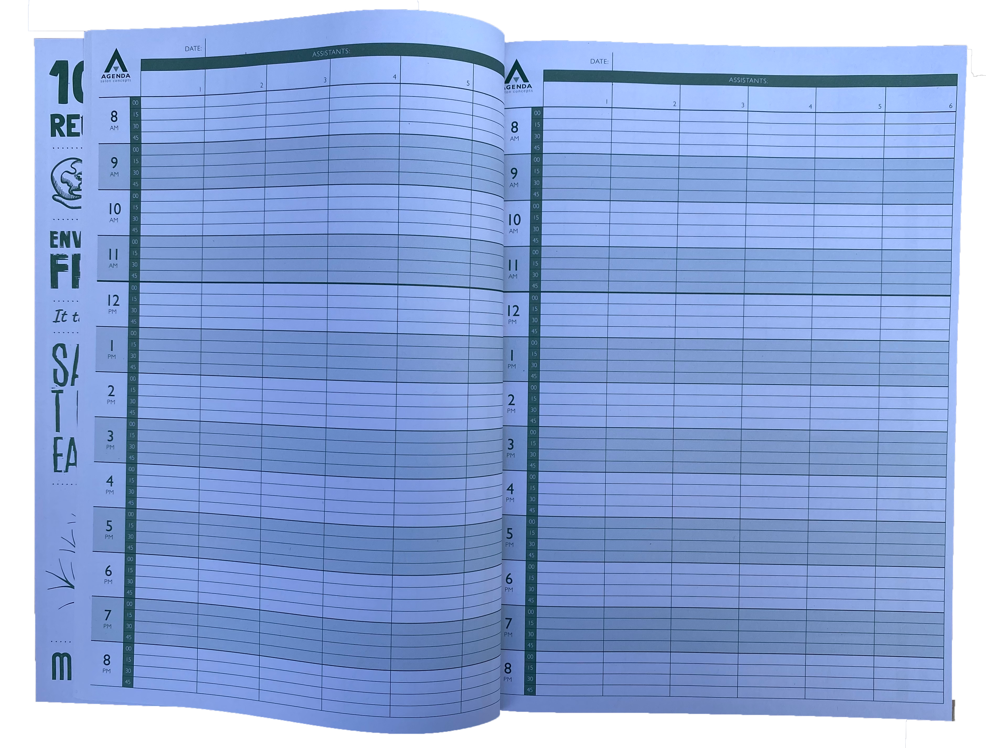 Eco Appointment Book 6column