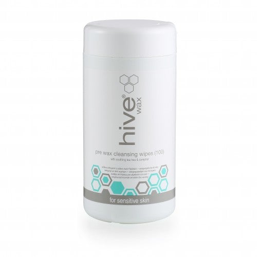 Hive Pre Wax Cleansing Wipes with Tea Tree Oil (100)
