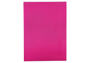 Pink Agenda appointment book 6 column