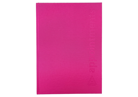 Pink Agenda appointment book 6 column