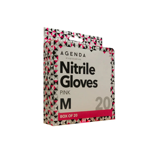 Pink Nitrile Gloves (20)