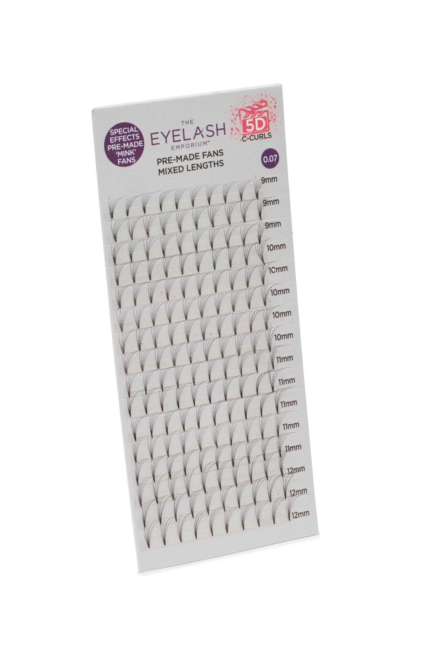 The Eyelash Emporium CCurl premade fan lashes