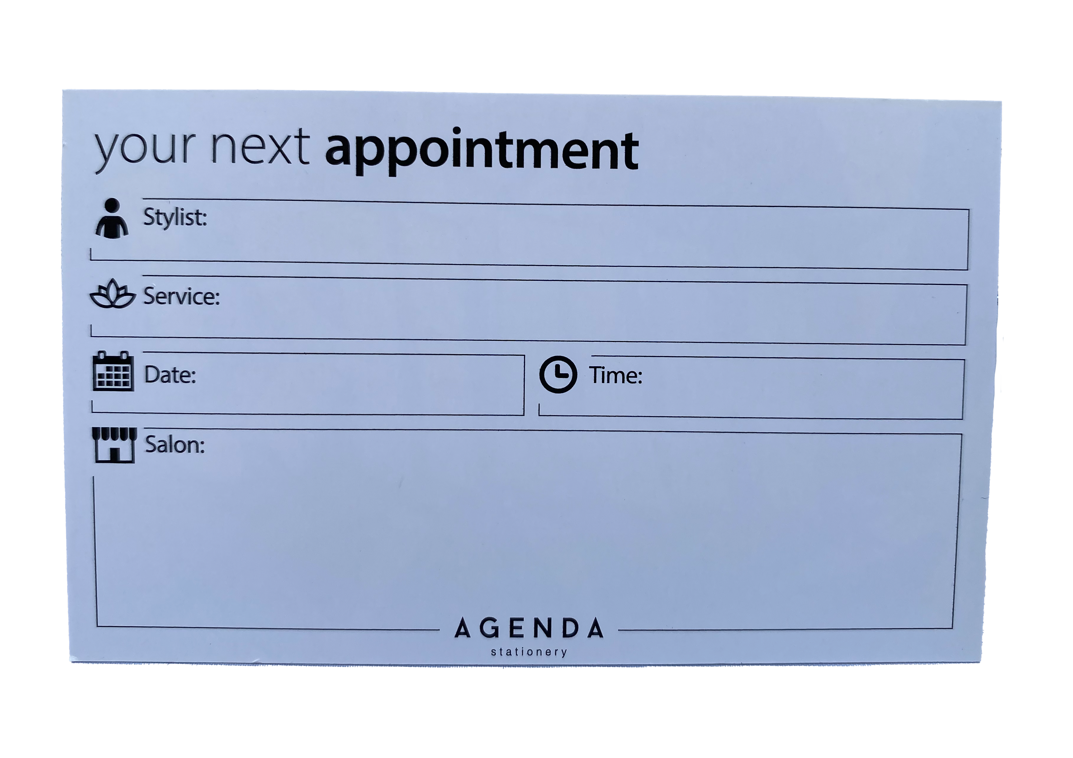 Pop Art Appointments Cards X100