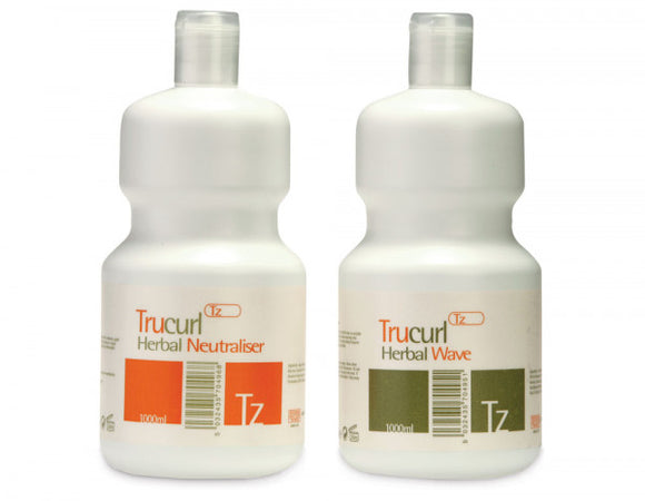 TRUCURL Herbal Wave Perm And Neutraliser 1000ml Twin Pack