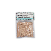 Mini eyebrow waxing spatula
