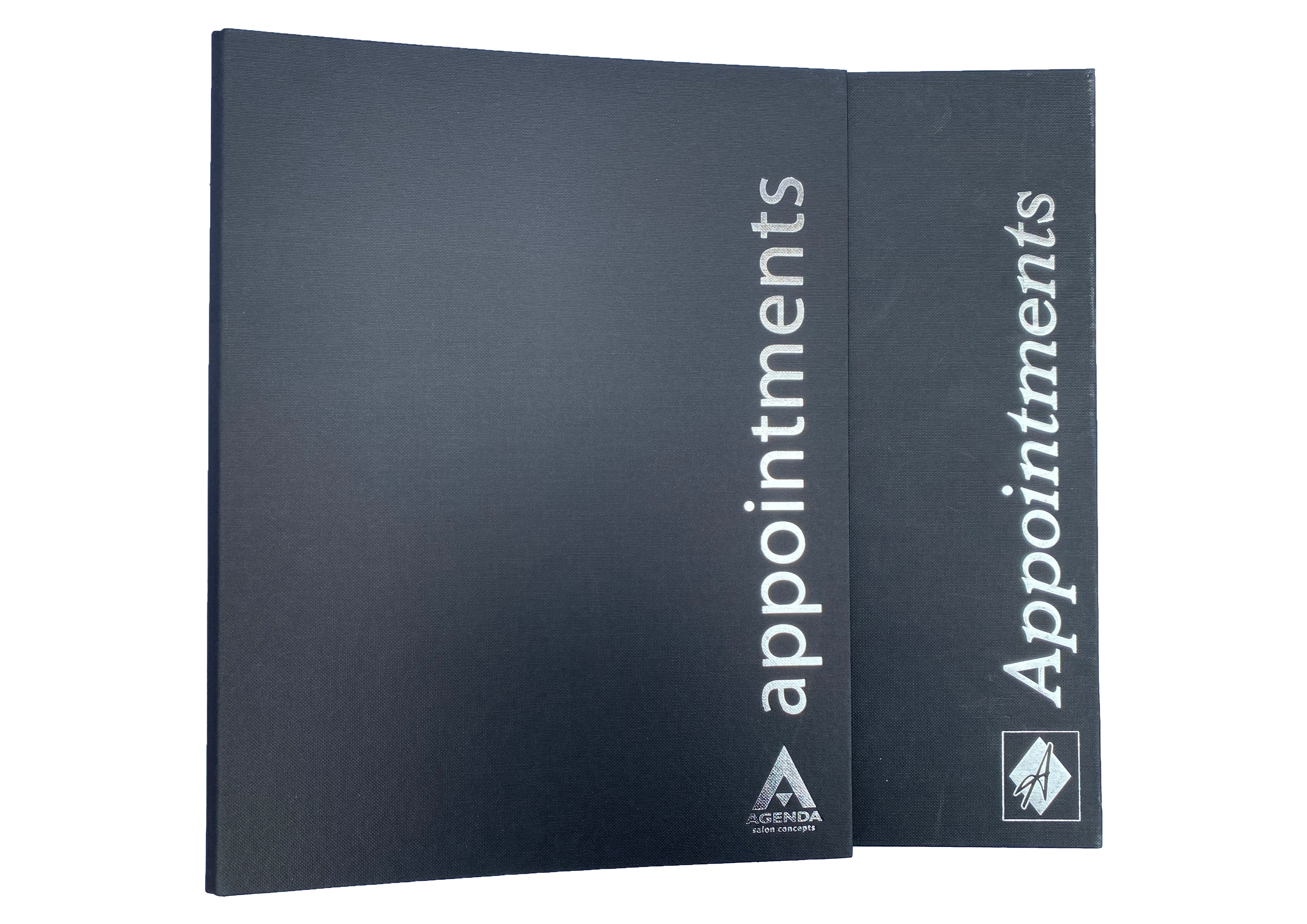Black Agenda Salon Concepts Appointment Binders 4/6 or 9