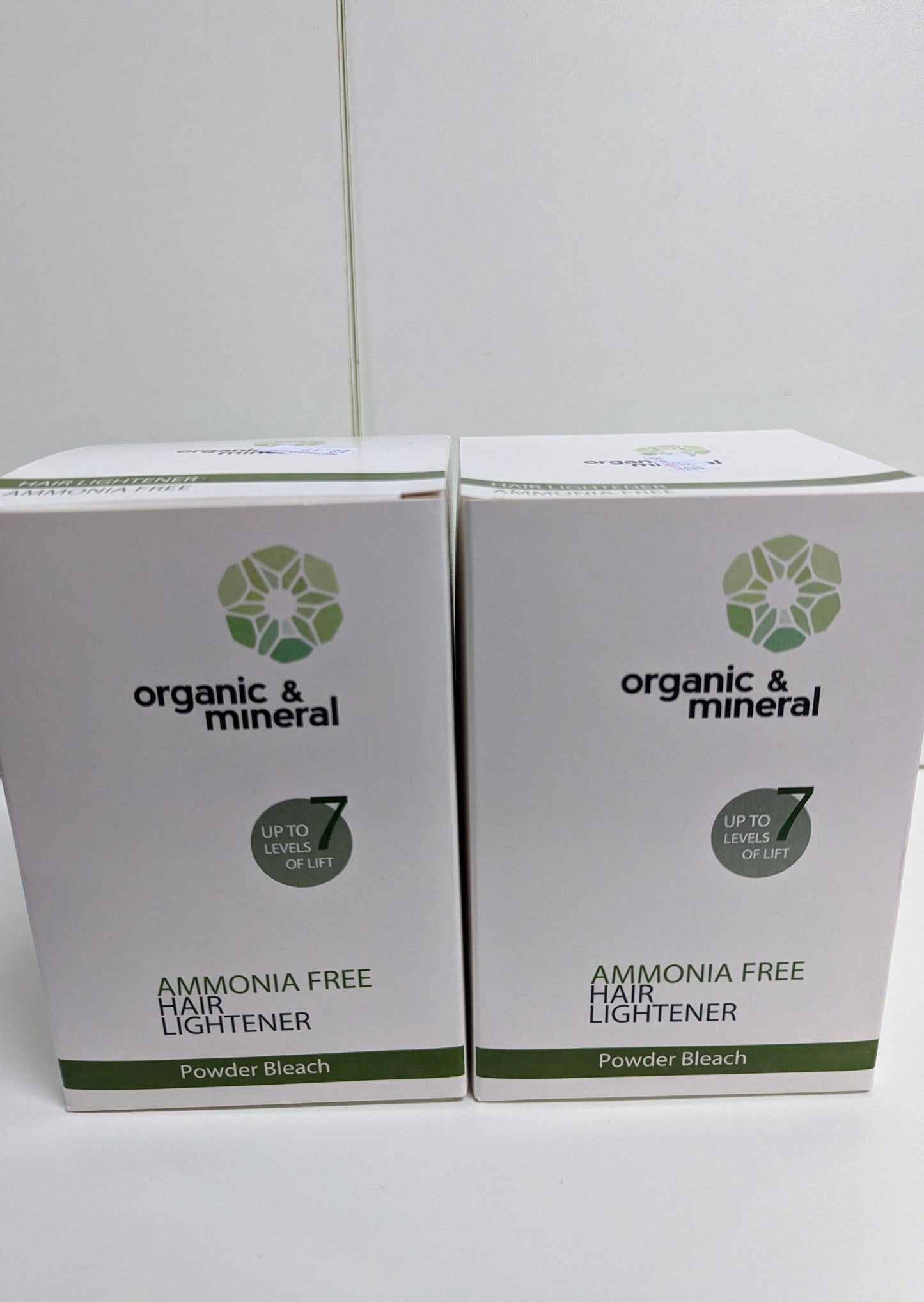 2 pack of Organic & Mineral Ammonia Free Hair Lightener 500g