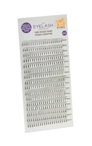 The Eyelash Emporium DCurl premade fan lashes