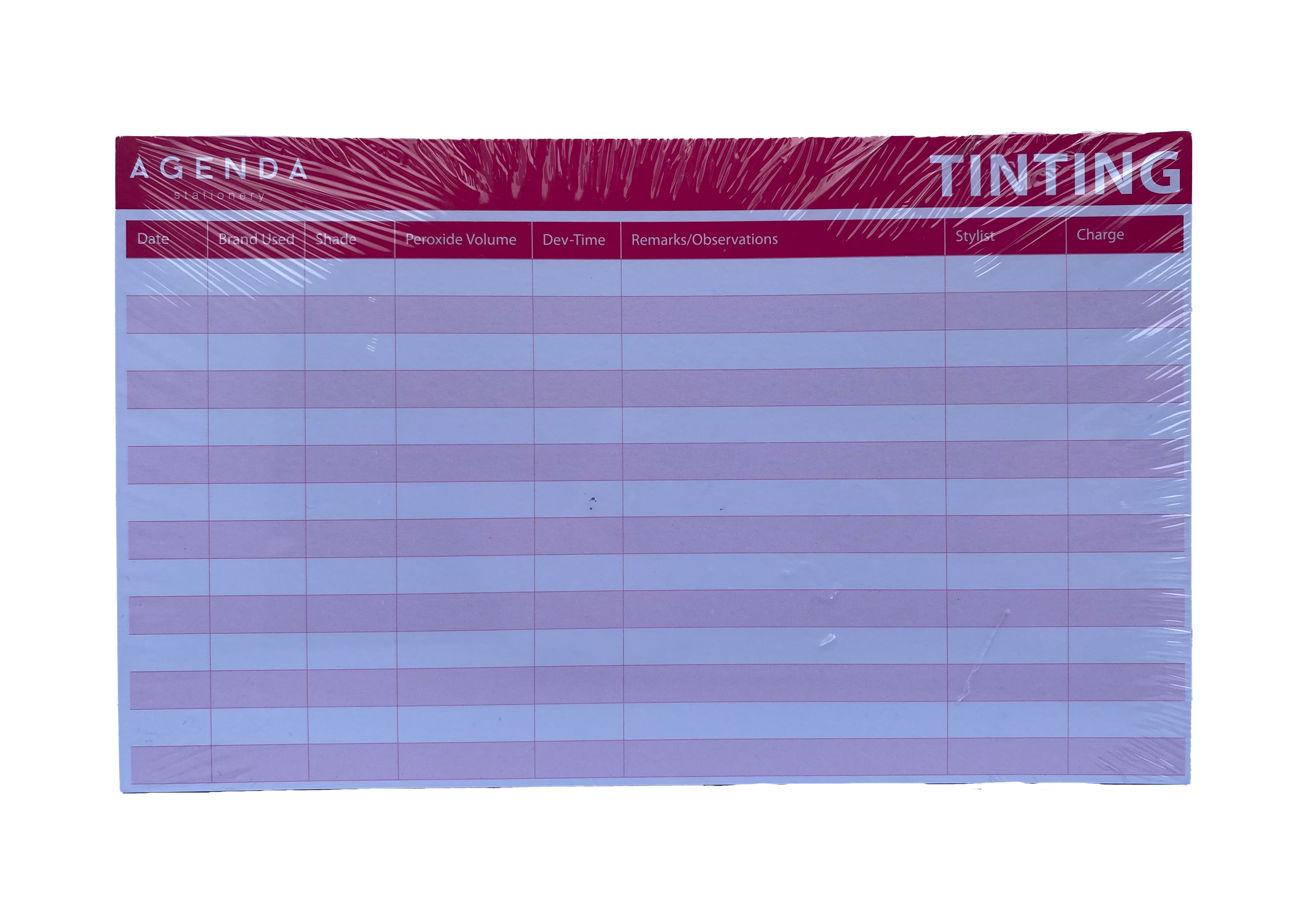 Agenda Perm/Tint Mixed Record cards x100