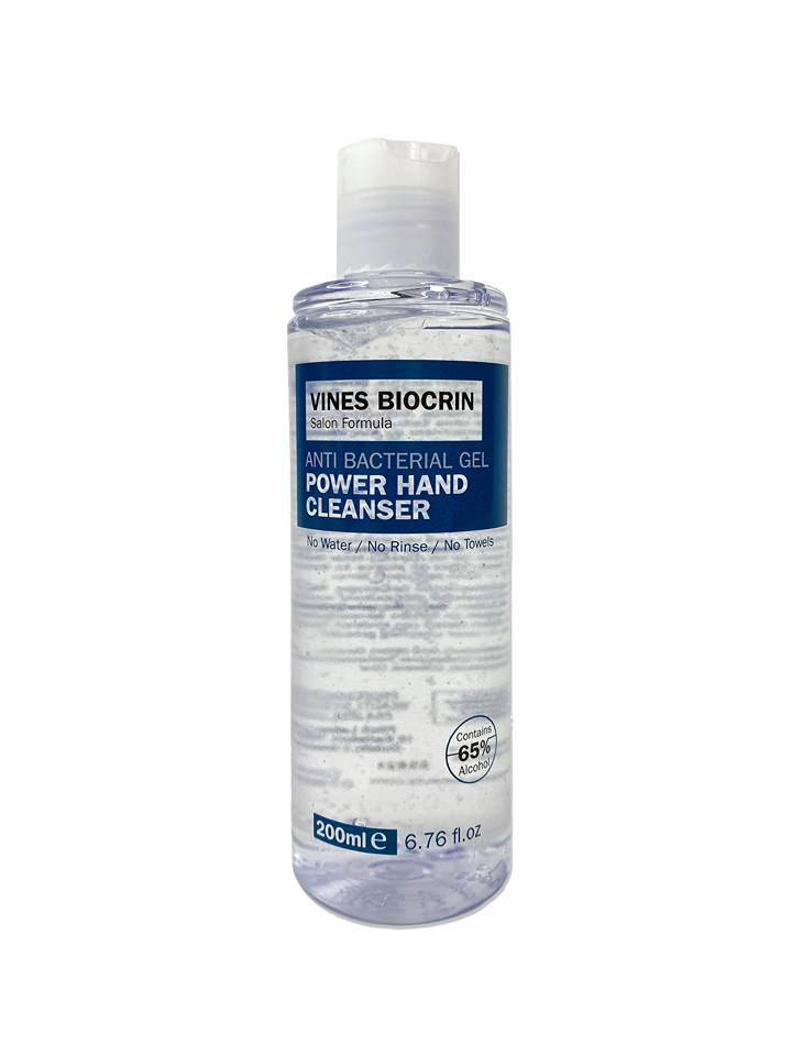 Vines Biocrin Anti Bacterial Gel Power Hand Cleanser 200ml