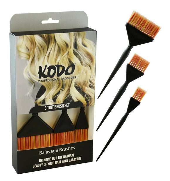 Kodo 3 Piece Flame Tint Brush Set for Balyage