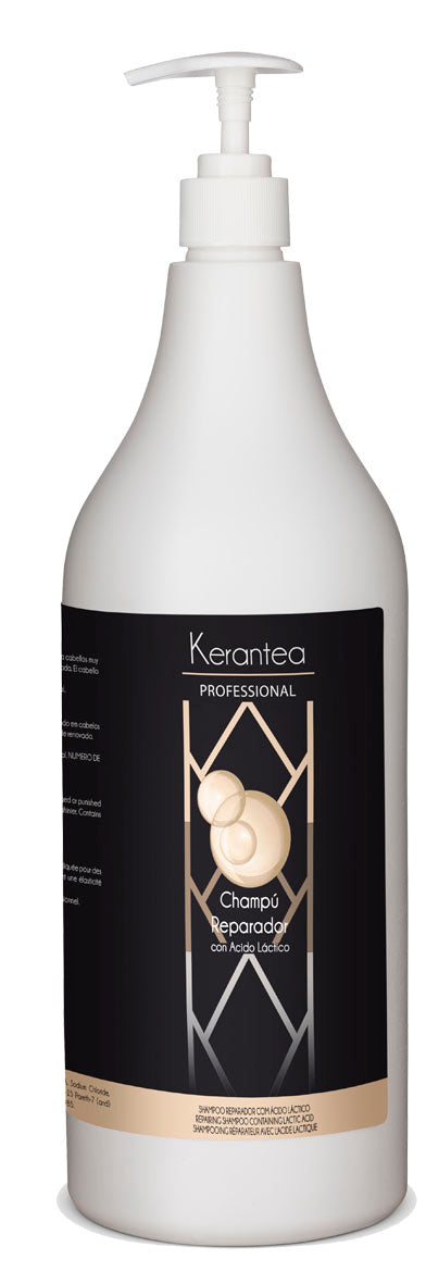 Kerantea Professional Champu Reparador 1500ml - Repairing Shampoo Containing Lactic Acid