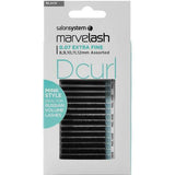 Salon System Marvelash Dcurl black lashes