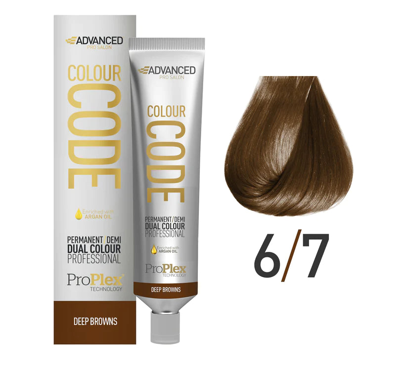 Advanced Colour code permanent/demi hair colour 60ml