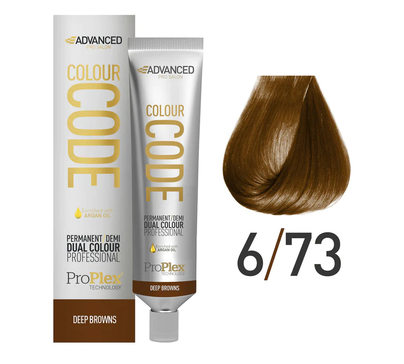 Advanced Colour code permanent/demi hair colour 60ml