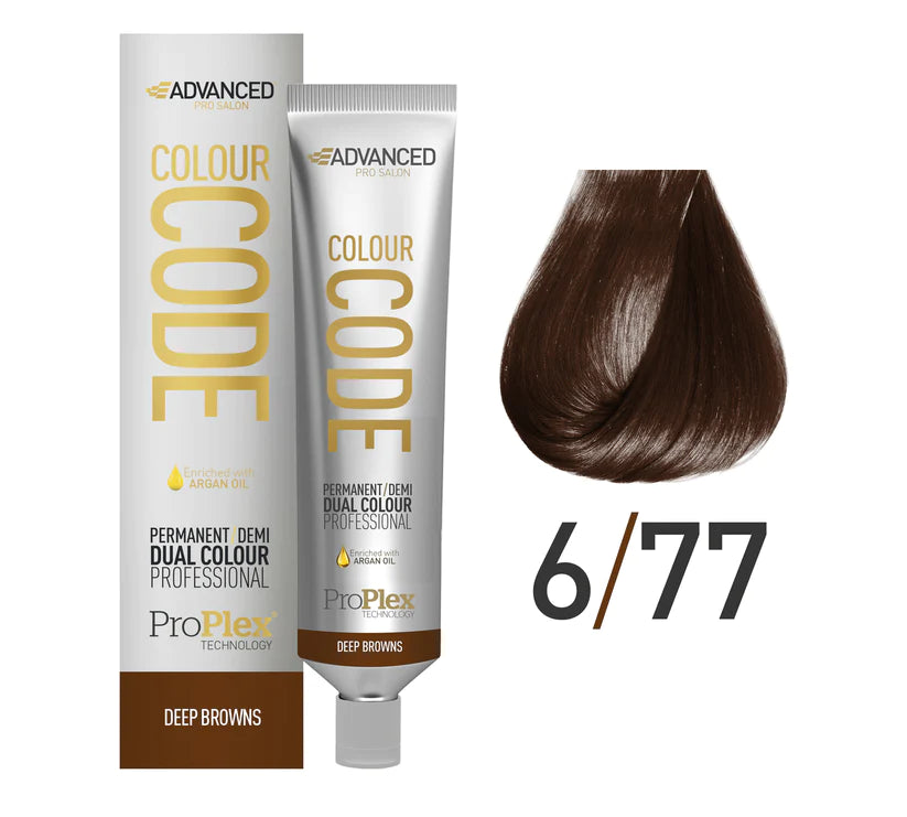 Advanced Colour code permanent/demi hair colour 60ml