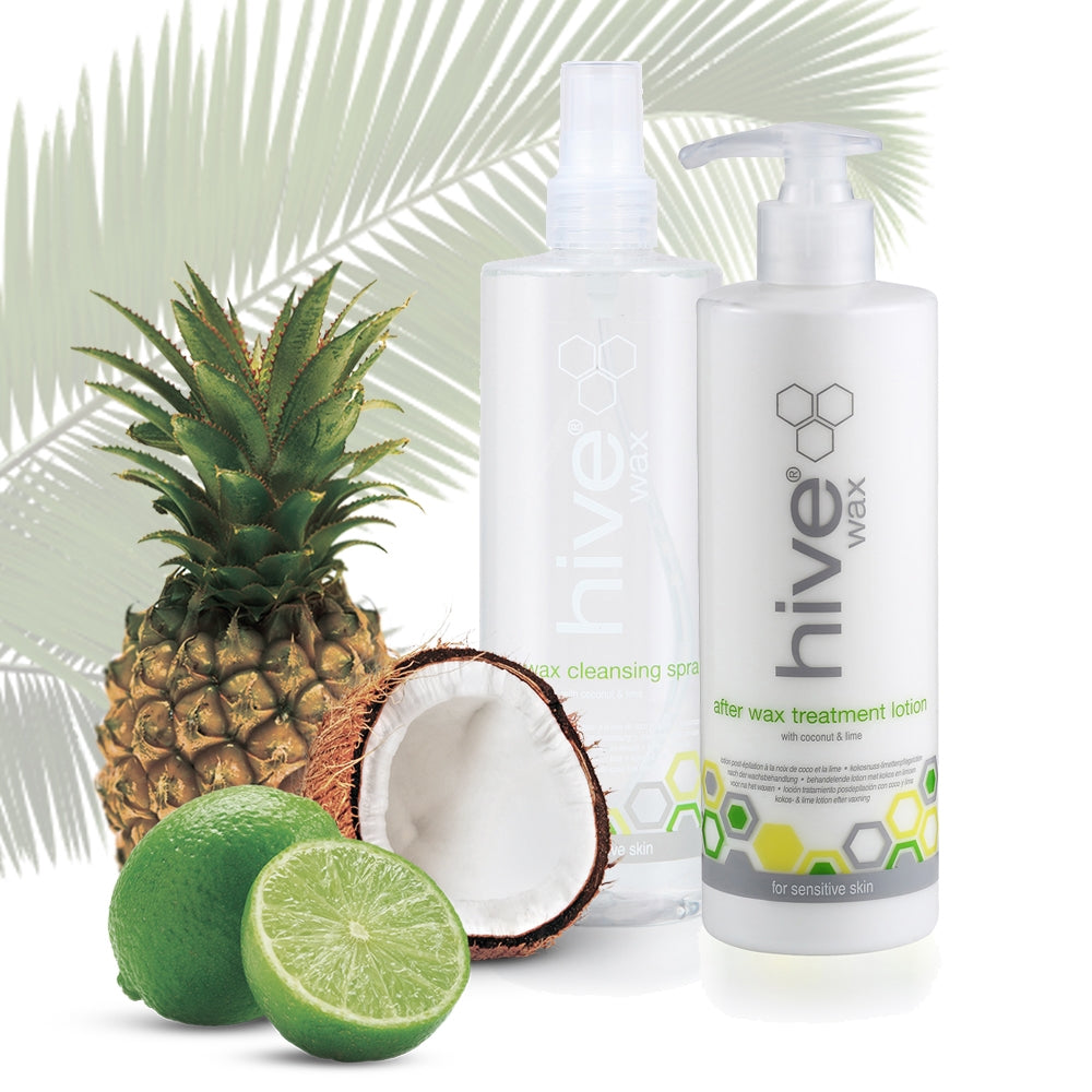 Hive Embrace The Exotic Coconut & Lime Value Pack - Pre Wax Spray & Afterwax Lotion