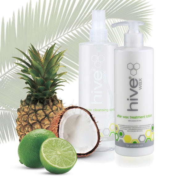 Hive Embrace The Exotic Coconut & Lime Value Pack - Pre Wax Spray & Afterwax Lotion