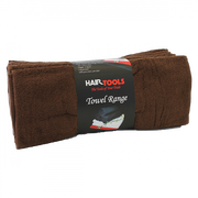 Hair Tools Brown Luxury Towel Range, Pack of 6
