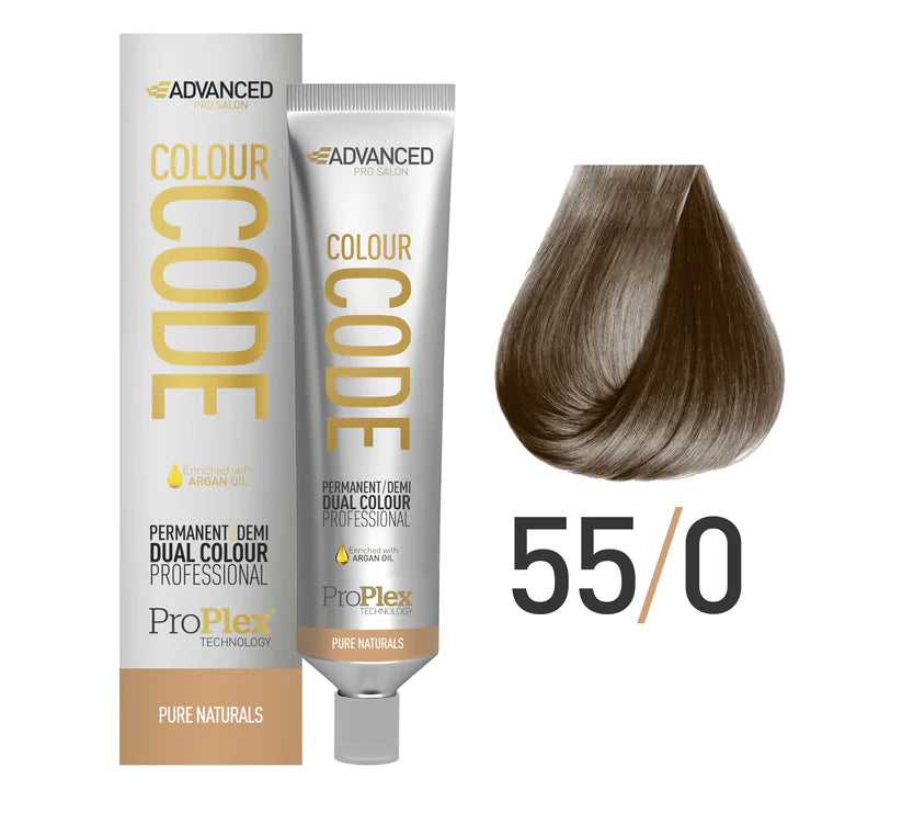 Advanced Colour code permanent/demi hair colour