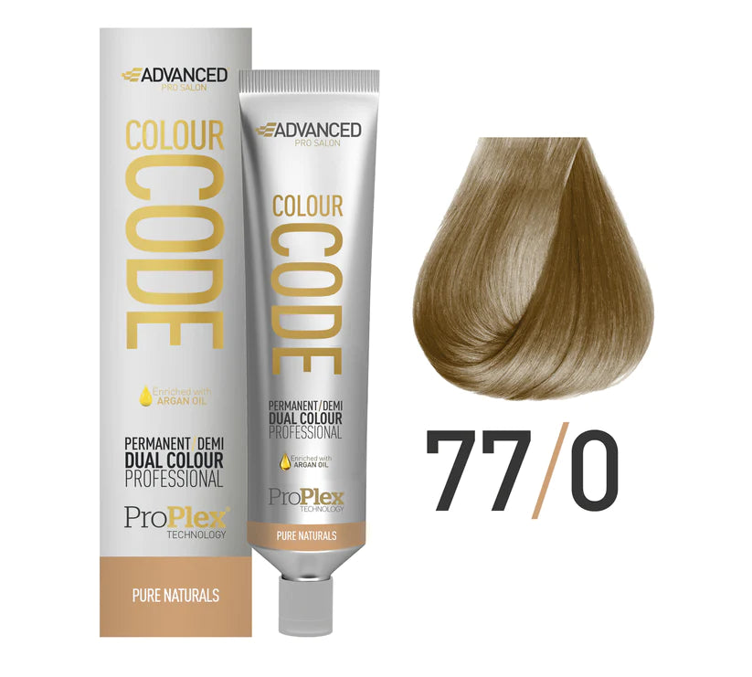 Advanced Colour code permanent/demi hair colour 60ml