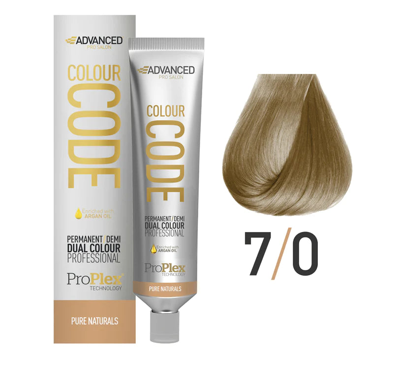 Advanced Colour code permanent/demi hair colour 60ml