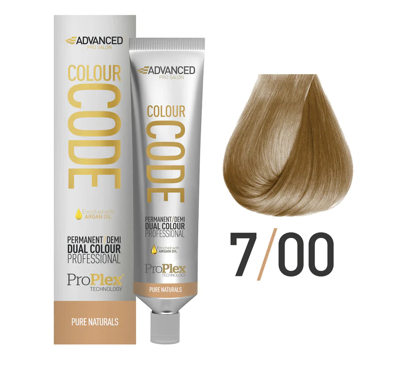 Advanced Colour code permanent/demi hair colour 60ml