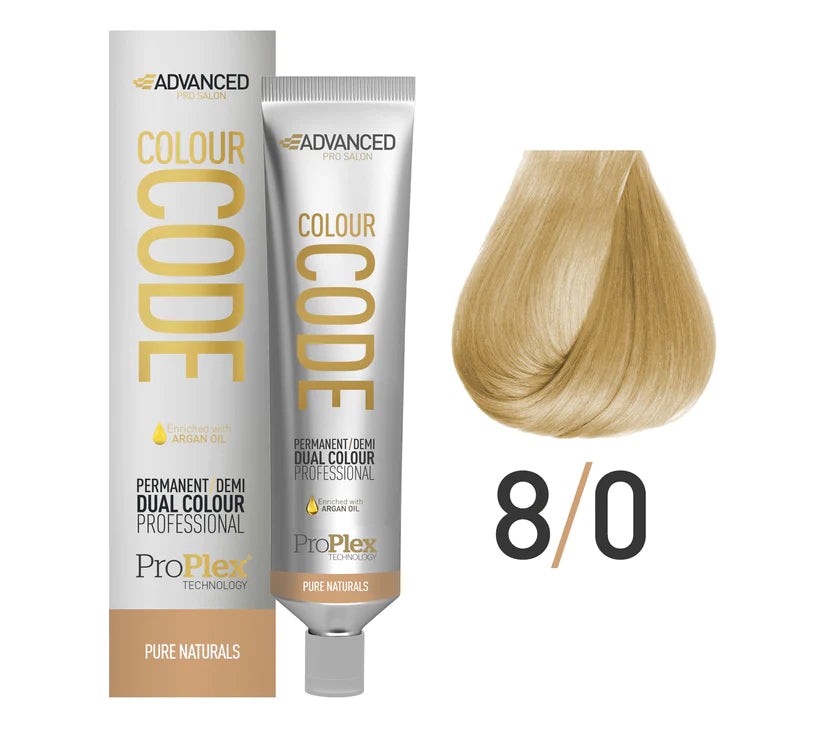 Advanced Colour code permanent/demi hair colour 60ml