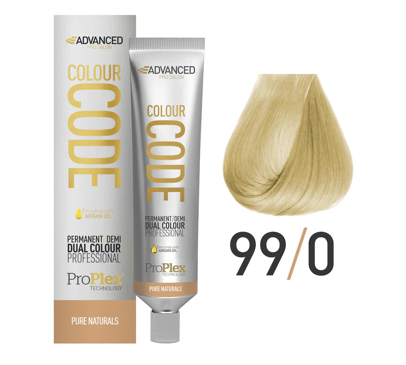 Advanced Colour code permanent/demi hair colour 60ml