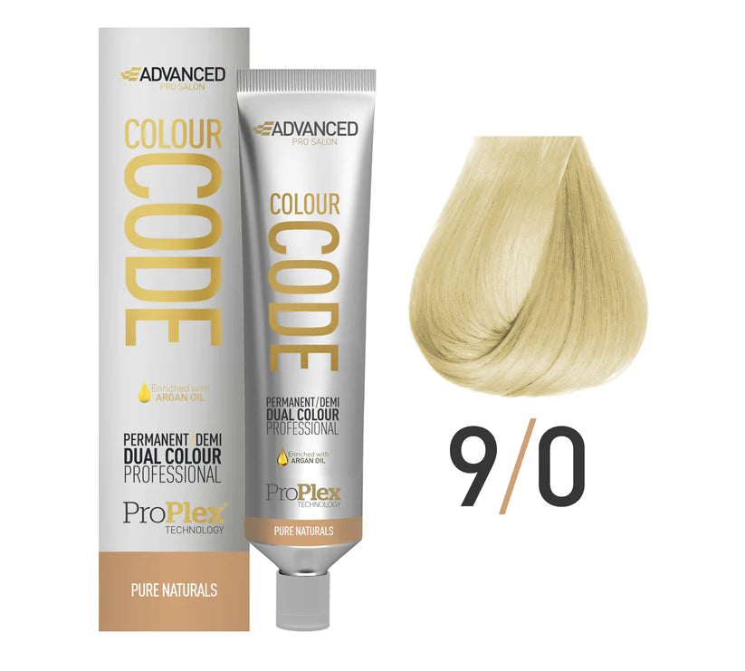 Advanced Colour code permanent/demi hair colour