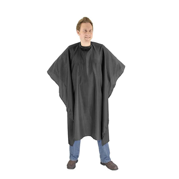 Red Spot Unisex Cape with Popper fastening (black)