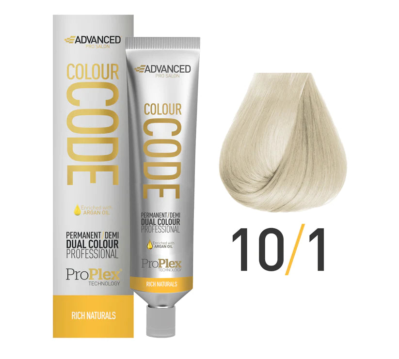 Advanced Colour code permanent/demi hair colour 60ml