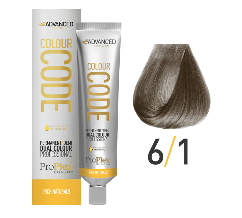 Advanced Colour code permanent/demi hair colour 60ml