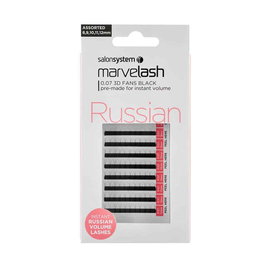Salon System Marvelash Russian black lashes