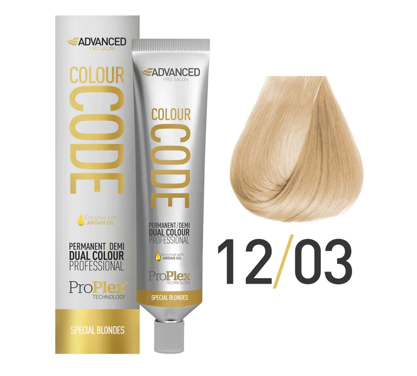 Advanced Colour code permanent/demi hair colour 60ml