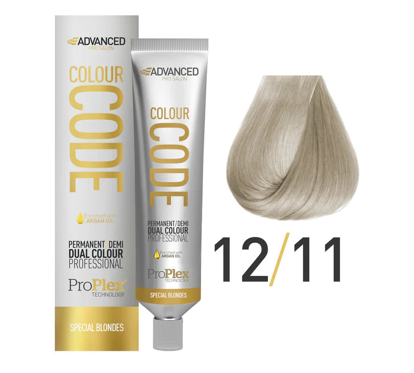 Advanced Colour code permanent/demi hair colour 60ml