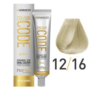 Advanced Colour code permanent/demi hair colour