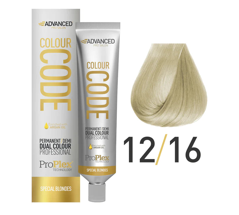 Advanced Colour code permanent/demi hair colour 60ml