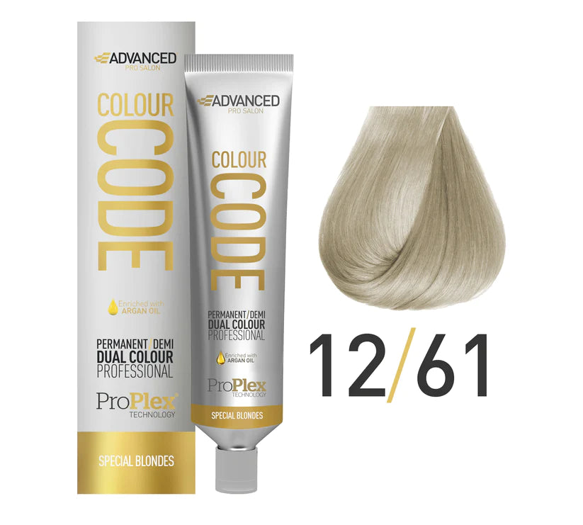 Advanced Colour code permanent/demi hair colour 60ml