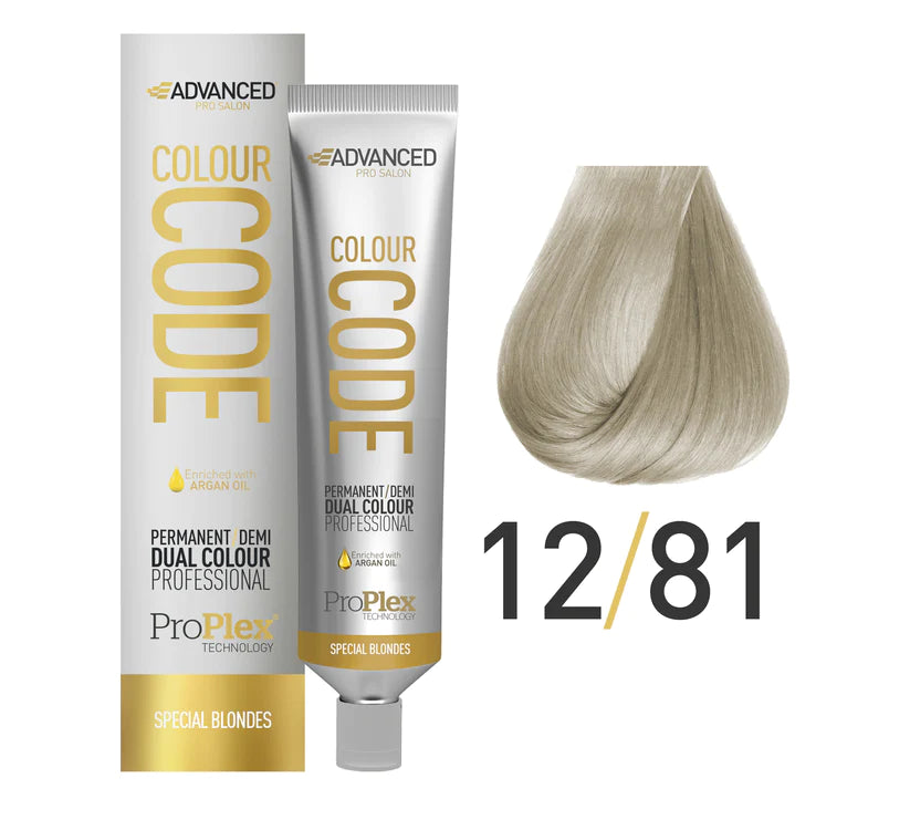 Advanced Colour code permanent/demi hair colour 60ml